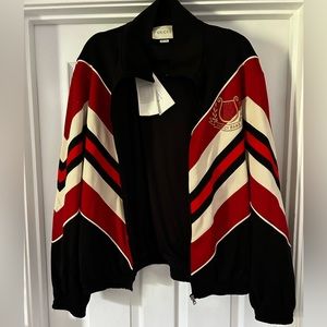 Gucci black band track jacket